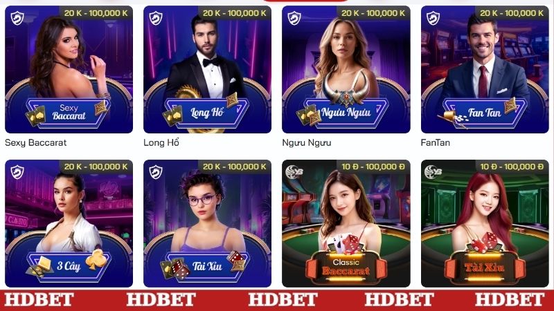 Tổng quan về sảnh cược live casino