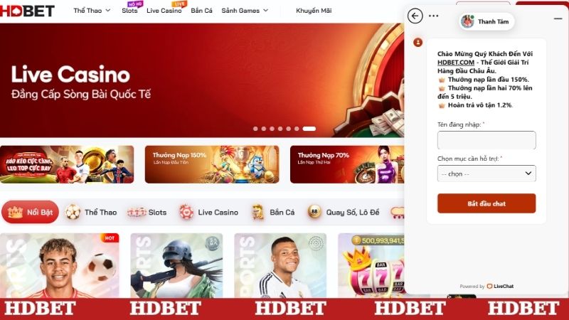 Một số hình thức liên hệ HDBET chuẩn chỉnh
